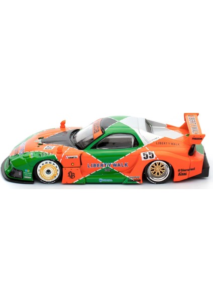 Inno 1/64 Lbwk Rx7 (FD3S) Lb-Super Silhoutte Kız Erkek Çocuk Oyuncak Eğitici Oyuncaklar modelleri