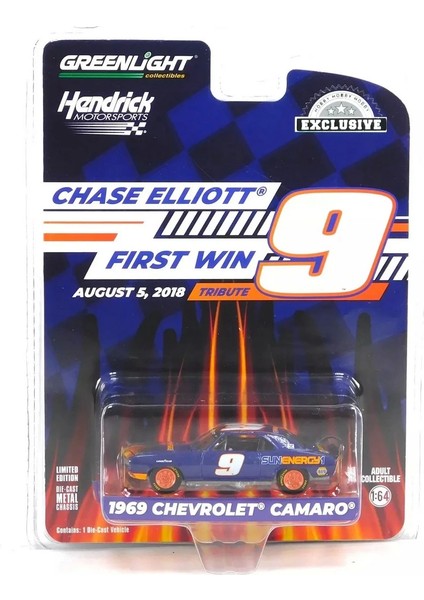 Greenlight 1/64 1969 Chevrolet Camaro - Chase Elliott Kız Erkek Çocuk Oyuncak Eğitici Oyuncaklar fiyatları
