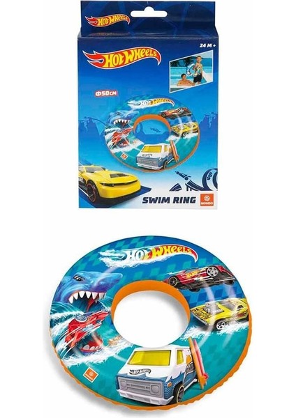 S00016876 Şişme Can Simidi Ht Wheels 50CM -Sun Kız Erkek Çocuk Oyuncak Eğitici Oyuncaklar