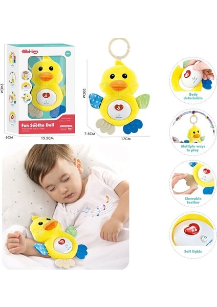 BIB6011 Isıklı ve Seslı Bebek Cıv Cıvı Kız Erkek Çocuk Oyuncak Eğitici Oyuncaklar