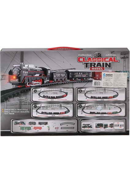 JHX6687 Sesli Işıklı Tren 26 Parça Kız Erkek Çocuk Oyuncak Eğitici Oyuncaklar fiyatları