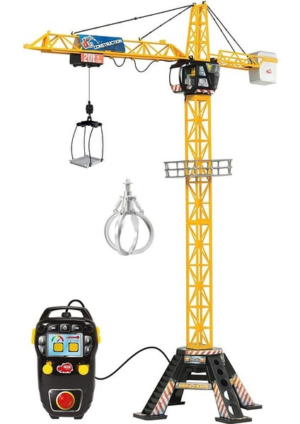 Dickie Hareketli Mega Vinç Kule 120CM Kız Erkek Çocuk Oyuncak Eğitici Oyuncaklar