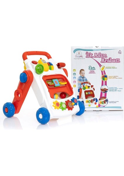 URT029-001 Babycim Ilk Adım Arabam -Birliktoys Kız Erkek Çocuk Oyuncak Eğitici Oyuncaklar