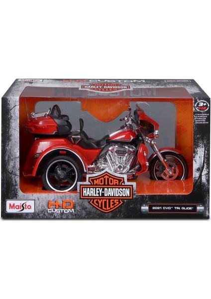 Maisto 1/12 Harley-Davidson 2021 Cvo Trı Glide Motosiklet modelleri