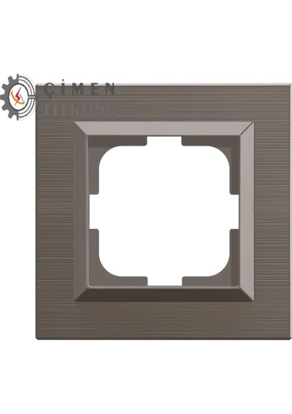 Bakır Tekli Çerçeve Quantum - Priz ve Anahtar Için Uyumlu Çerçeve