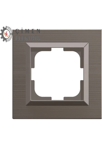 Bakır Tekli Çerçeve Quantum - Priz ve Anahtar Için Uyumlu Çerçeve fiyatları