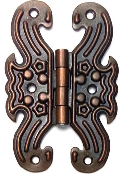 Buğz Dekoratif Sac Kelebek Menteşe - Büyük, Antik, 1 Adet