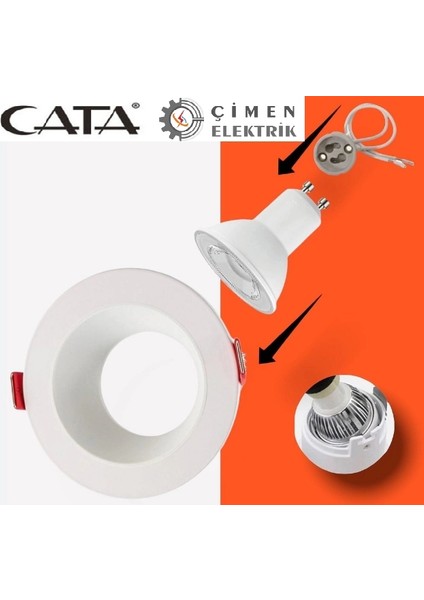 Cata Ct 5040 Beyaz Spot Kasası modelleri