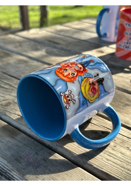 One Piece Robin, Nami ve Sanji Kupa Kaliteli Porselen Anime Hediyelik Kupa Bardak modelleri