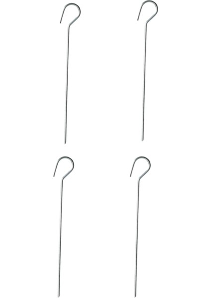 Çelik Çadır Kazığı 30 cm Uzunluk 4.5 mm Kalınlık Çadır Tente Için Kullanım 4 Adet modelleri