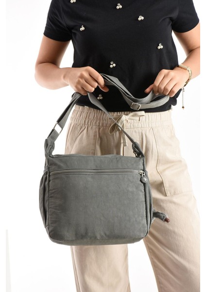 Çapraz Askılı Ultra Hafif Çok Cepli Omuz Çantası Klinkıl Kumaş modelleri