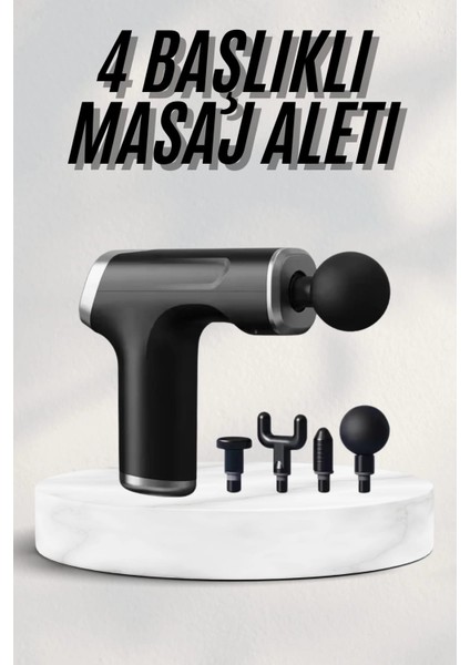 Masaj Tabancası 24V Type-C Hızlı Şarj Girişli Masaj Aleti Uzun Ömürlü