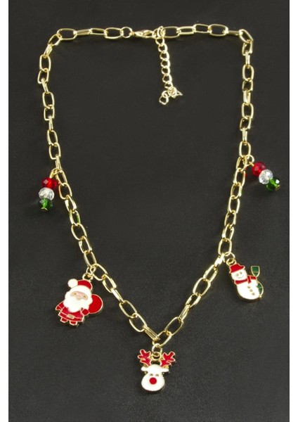 Buğz Karışık Zincir Yılbaşı Kolyesi