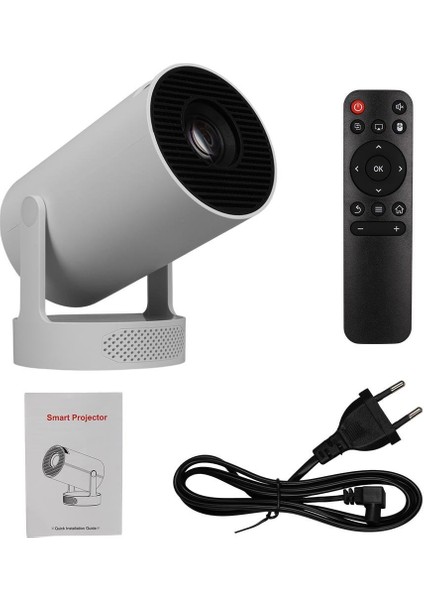 HY300PRO Android 11 Akıllı LED Ayarlanabilir Projeksiyon Fhd Kablosuz Görüntü Aktarım Destekli Ev Sinema Sistemi Yansıtma fırsatları