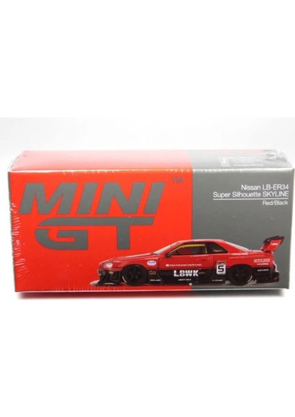 1:64 Mini Gt 2024 Nissan Skylıne Gt-R (R34) Super Redblack modelleri