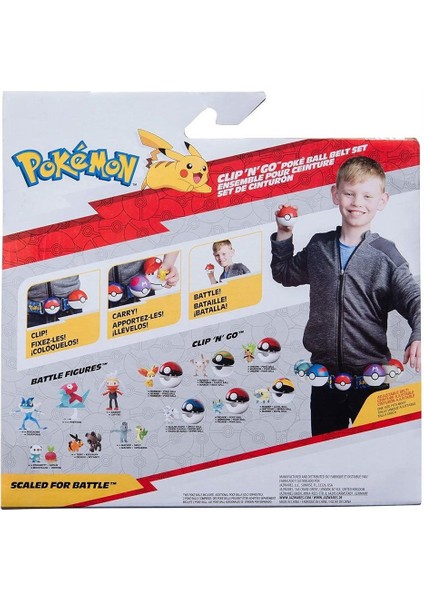 Pok 95283-U Pokemon Clip N Go Pokeball Kemer ve Figür Seti Seri 1 -Necotoys Kız Erkek Çocuk Oyuncak modelleri