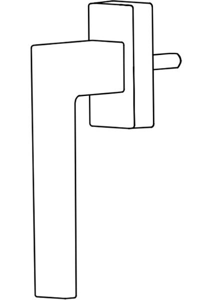 Pencere Kolu Estetik Popüler Ispanyolet Ttutamağı Pvc ve Aluminyum Uyumlu Siyah fırsatları