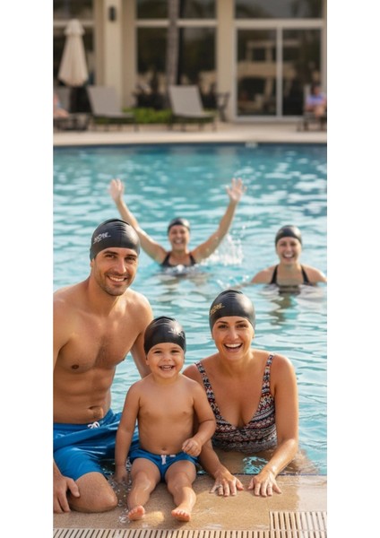 Buğz Likralı Bez Deniz Havuz Bonesi 3 Lü