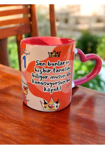 Prens Sevgili Kupa - Sen Benim Kimin Sevgilisi Olduğumu Biliyor Musun? - Sevgililer Günü Hediye Kupa modelleri