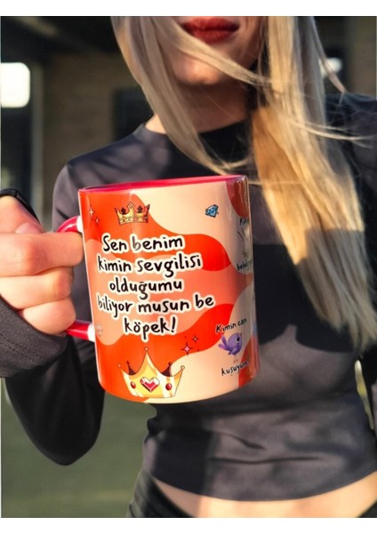 Prens Sevgili Kupa - Sen Benim Kimin Sevgilisi Olduğumu Biliyor Musun? - Sevgililer Günü Hediye Kupa fırsatları