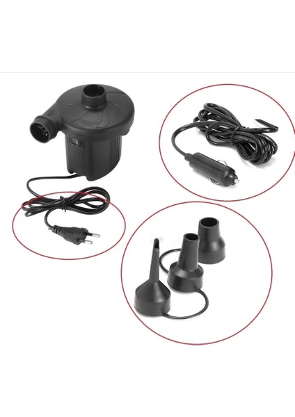 Buğz Yatak Şişirme Havuz Şişirme Boşaltma Hava Pompası