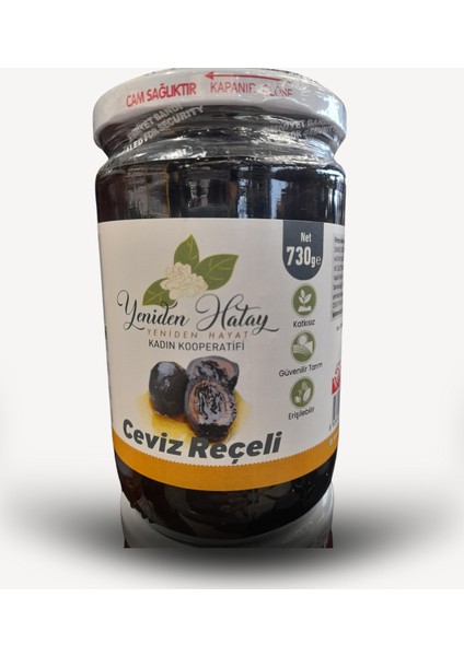 Yeniden Hatay Kadın Kooperatifi Ceviz Reçeli 730 gr