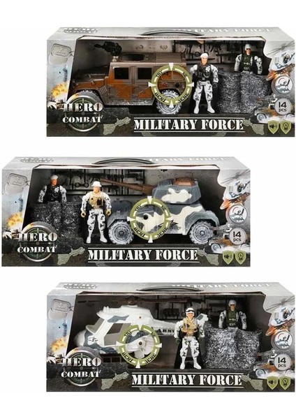 Sesli ve Işıklı Kar Temalı Askeri Araçlar Oyun Seti -1 Adet Fiyatıdır fiyatları