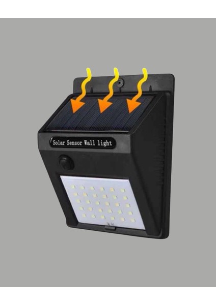 20 LED Güneş Enerjili Hareket Sensörlü Dış Mekan Duvar Lambası indirimleri