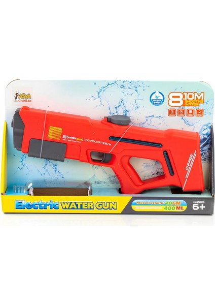 Şarjlı Su Tabancası 40CM Kız Erkek Çocuk Oyuncak Eğitici Oyuncaklar