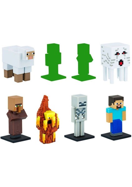 Pmı MC2070 Minecraft 3D Figür Toppeez 8li Delüks Set Kız Erkek Çocuk Oyuncak Eğitici Oyuncaklar fiyatları