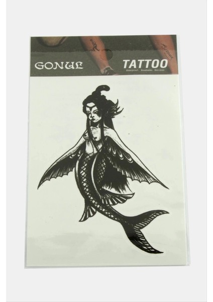 Deniz Kızı Tattoo Dövme Sticker