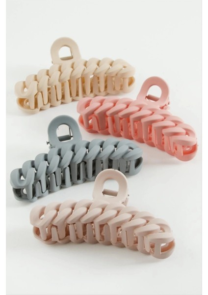 Zincir Şekilli Renkli Mandal Toka 11 cm