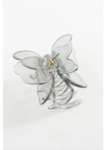 Çift Kanatlı Şeffaf Kelebek Renkli Mandal Toka 8 cm fiyatları