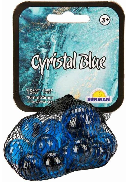 2997 Mavi Kristal Misket Kız Erkek Çocuk Oyuncak Eğitici Oyuncaklar