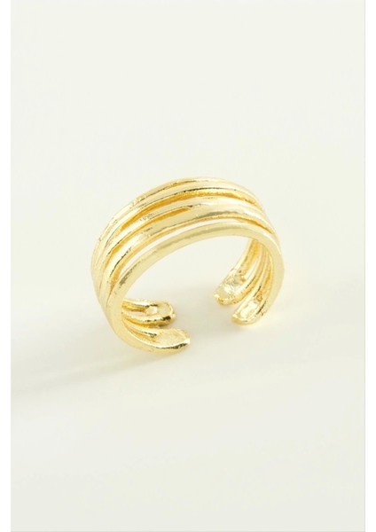 Çift Sıra Metal Yüzük