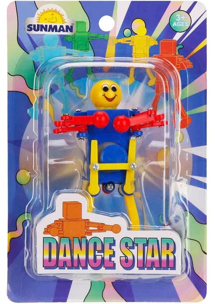 Kurmalı Dans Eden Robot Kız Erkek Çocuk Oyuncak Eğitici Oyuncaklar