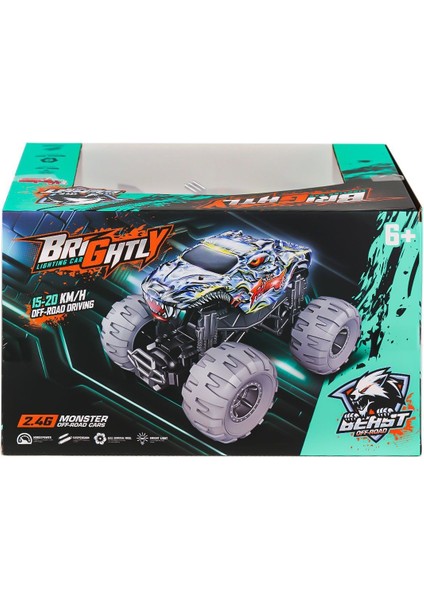 RQ-3045-46-47 Kumandalı Şarjlı Işıklı Off Road Canavar Araba -Vardem Kız Erkek Çocuk Oyuncak Eğitici modelleri