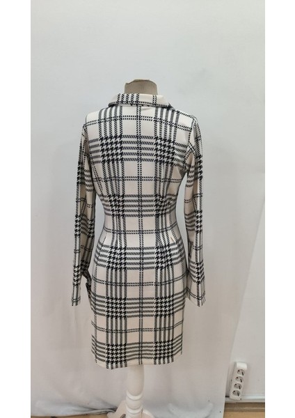 Rengastyle Kadın Yakalı Önü Düğmeli Modal Kumaş Mini Elbise indirimleri