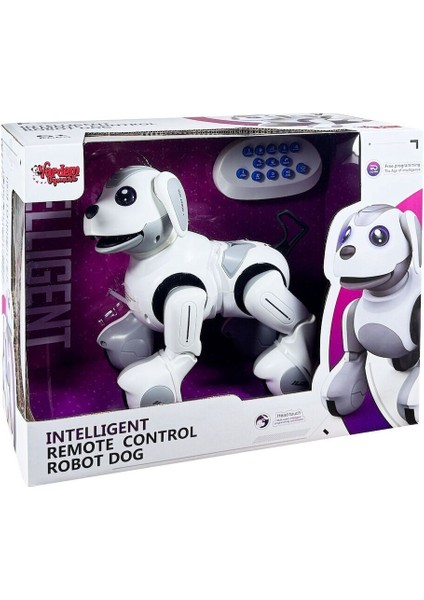 G52 Uzaktan Kumandalı Full Fonksiyon Şarjlı Interaktif Akıllı Robot Köpek Kız Erkek Çocuk Oyuncak Eğ