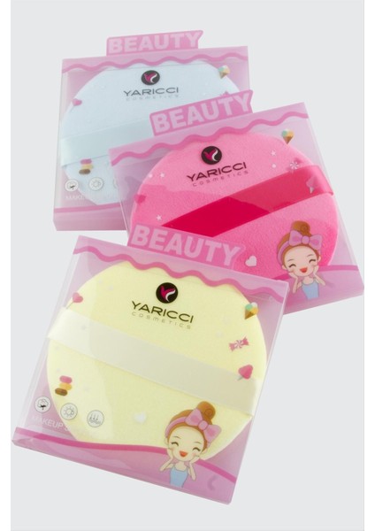 Techmrt Yuvarlak Makyaj Süngeri Büyük 11 Cm-Renkli fiyatları