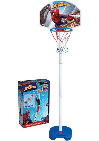 03404 Spiderman Ayaklı Basket Potası Kız Erkek Çocuk Oyuncak Eğitici Oyuncaklar