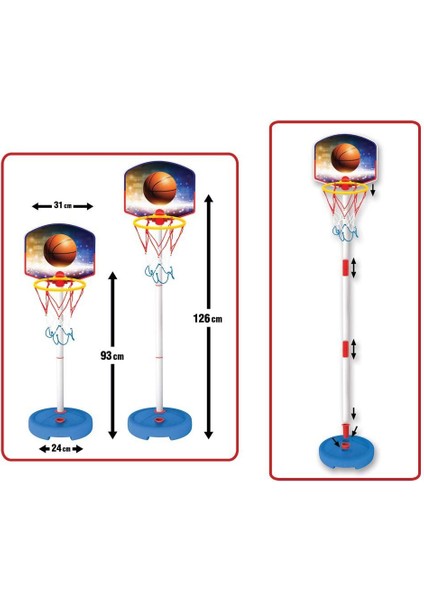 Dede Küçük Ayaklı Basketbol Potası Kız Erkek Çocuk Oyuncak Eğitici Oyuncaklar modelleri