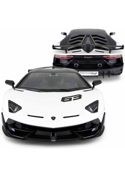 1:14 Uzaktan Kumandalı Lamborghini Aventador Svj Işıklı Araba Kız Erkek Çocuk Oyuncak Eğitici Oyunca modelleri