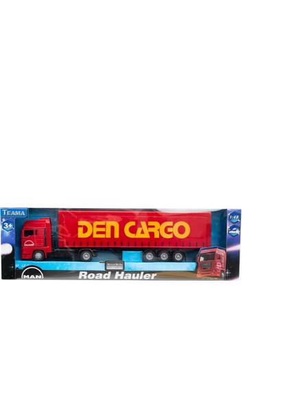 Man Model Kırmızı Kargo Tırı Kız Erkek Çocuk Oyuncak Eğitici Oyuncaklar