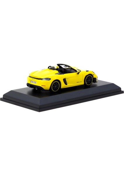 Tarmac Works x Minichamps 1/64 Porsche 718 Spyder Rs Racing Yellow Kız Erkek Çocuk Oyuncak Eğitici O fiyatları