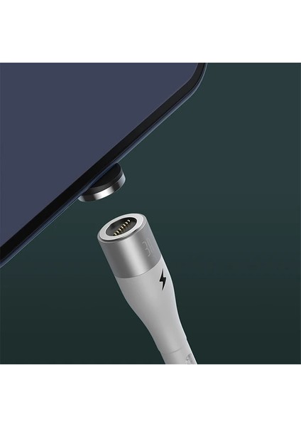 Baseus Zinc Safe Manyetik USB Kablo Şarj Android Micro 2.1A 1METRE-(5775) - M880B788-N62880 modelleri