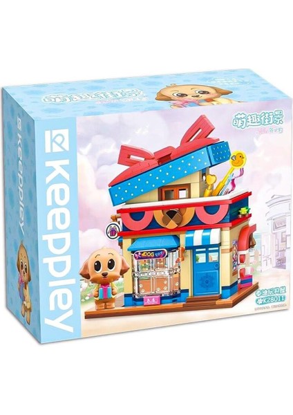 KP28011 Keepley Hediye Kutusu Blok Seti -Vagon Life Kız Erkek Çocuk Oyuncak Eğitici Oyuncaklar
