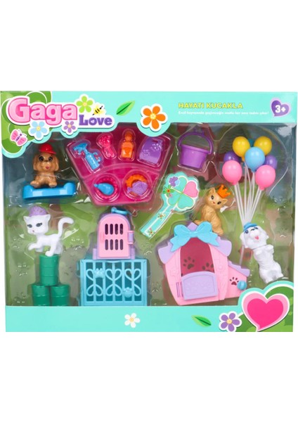 Gaga Love Evcil Hayvan Oyun Seti Kız Erkek Çocuk Oyuncak Eğitici Oyuncaklar