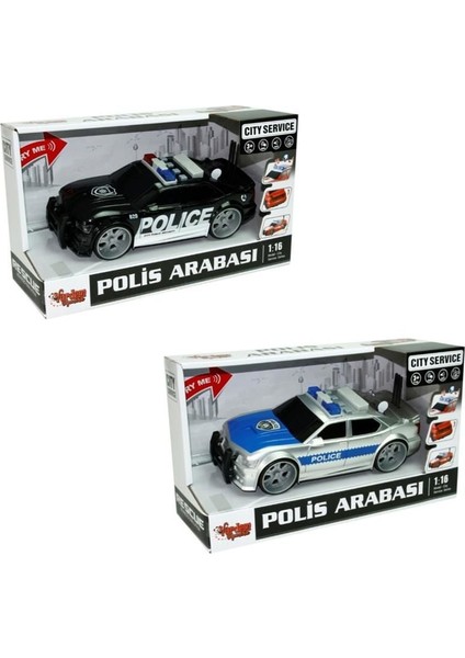 WY620 1:16 Sürtmeli Sesli Işıklı Polis Arabası Kız Erkek Çocuk Oyuncak Eğitici Oyuncaklar fiyatları