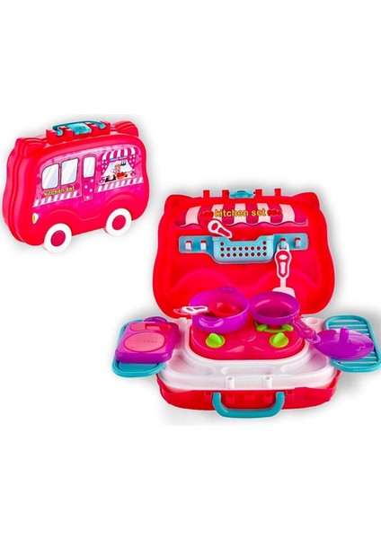 Mutfak Seti Valizli Kız Erkek Çocuk Oyuncak Eğitici Oyuncaklar
